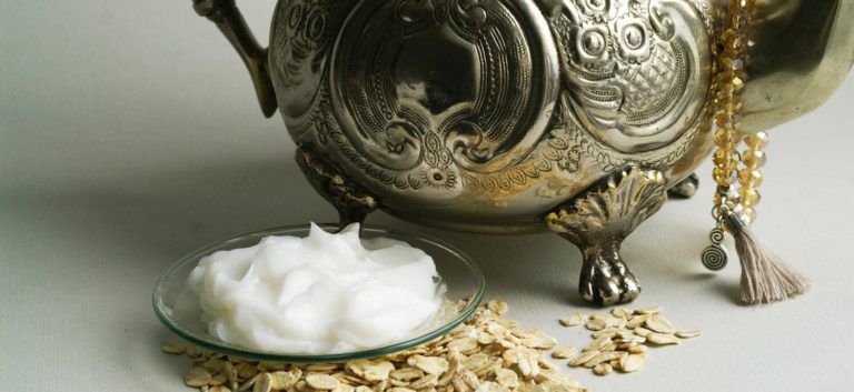 Argan-Hafer-Haarmaske