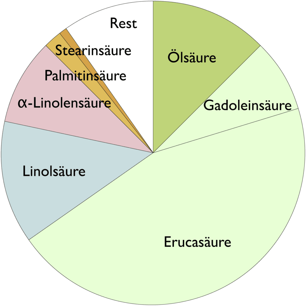 Fettsäurespektrum von Brokkolisamenöl (Brassica Oleracea Italica ( Broccoli ) Seed Oil)