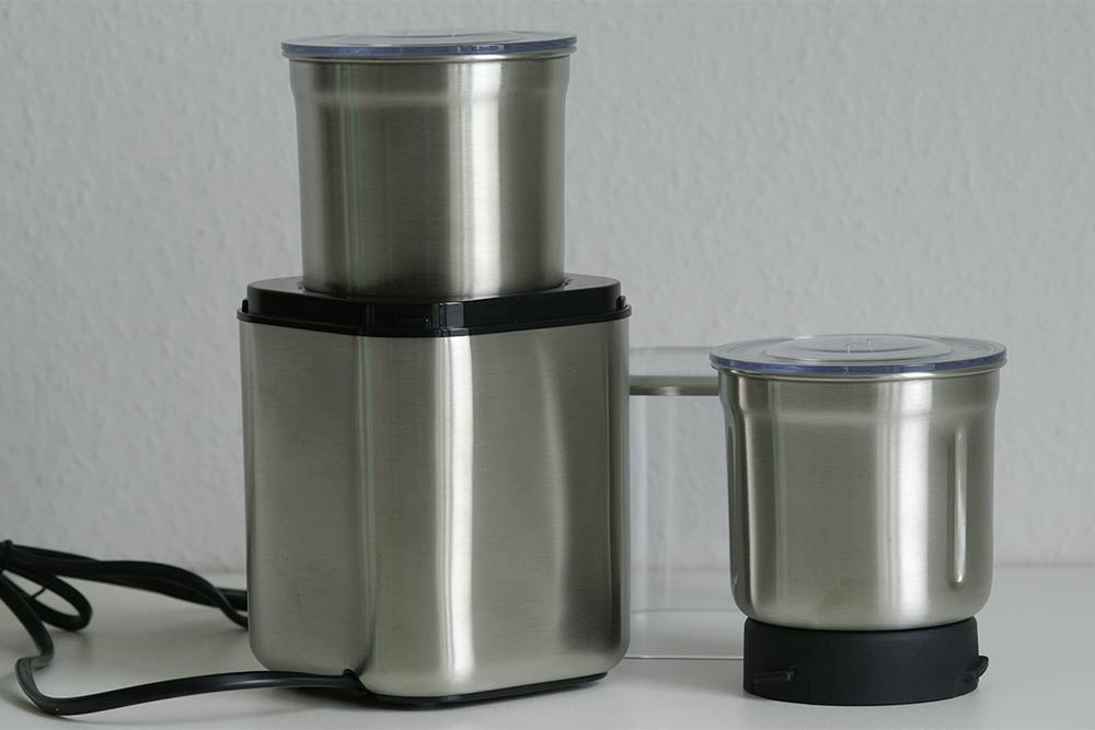 Kaffeemühle von Rommelsbacher zum Pigmentmischen