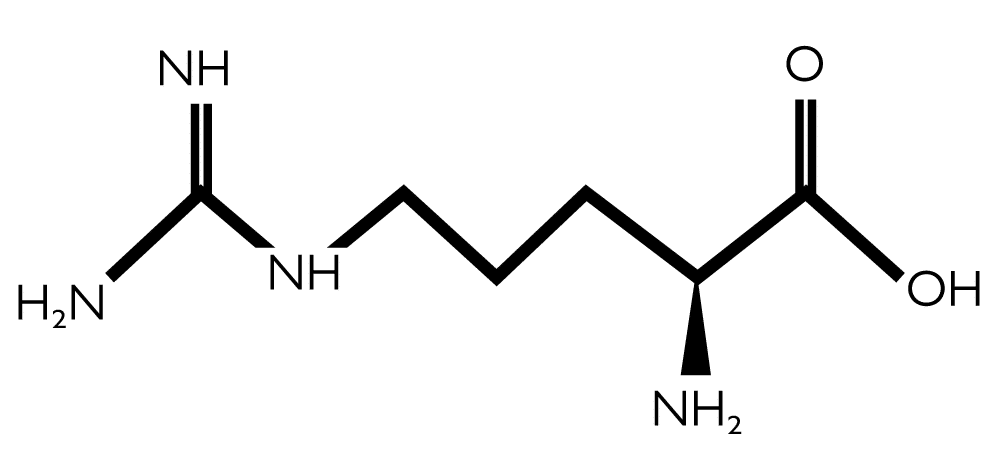 L-Arginin, chemische Strukturformel